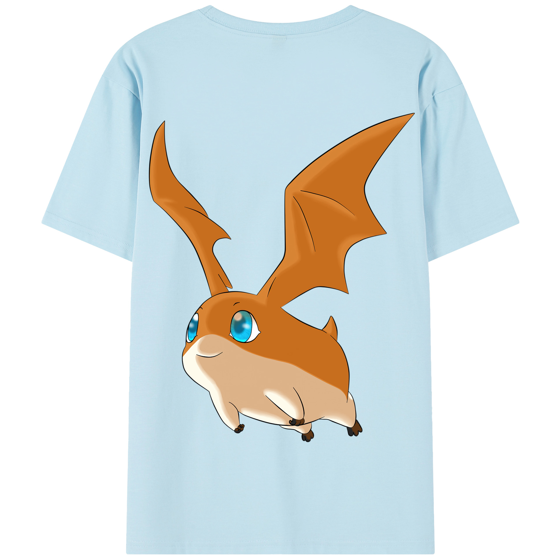（画像用） Digimon デジタルモンスター/デジモン 綿100％半袖Tシャツ（背面プリント）